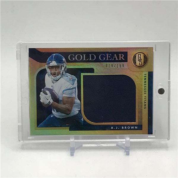 2020 PANINI GOLD STANDARD A.J BROWN GOLD GEAR 19/199