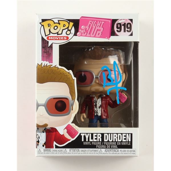 BRAD PITT SIGNED FIGHT CLUB FUNKO POP - BECKETT COA