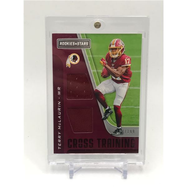 2019 PANINI ROOKIES AND STARS TERRY MCLAURIN ROOKIE PATCH 107/149