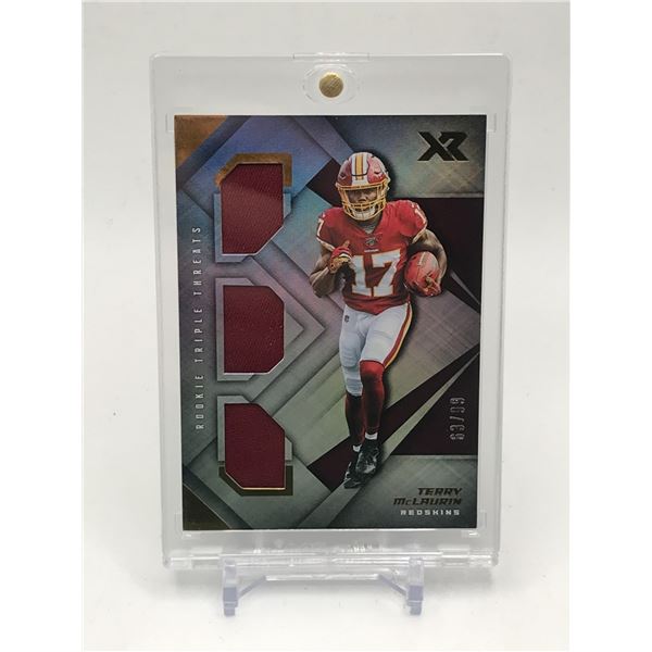 2019 PANINI XR TERRY MCLAURIN ROOKIE PATCH 63/99