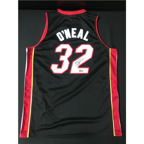 SHAQUILLE O'NEAL SIGNED MIAMI HEAT CUSTOM JERSEY - ACE COA