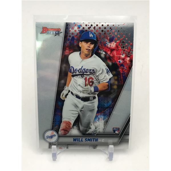 2019 TOPPS BOWMAN'S BEST WILL SMITH ROOKIE TRADING CARD