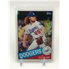 Image 1 : 2020 TOPPS DUSTIN MAY BASEBALL ROOKIE CARD