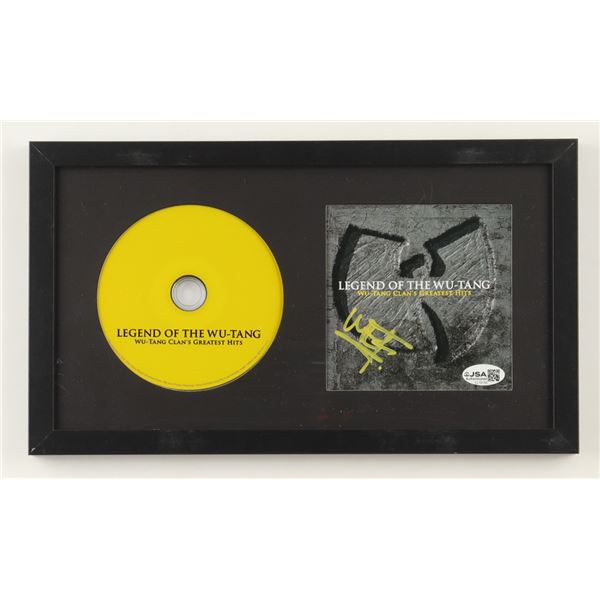 METHOD MAN SIGNED WU TANG CLAN CD DISPLAY (JSA COA)