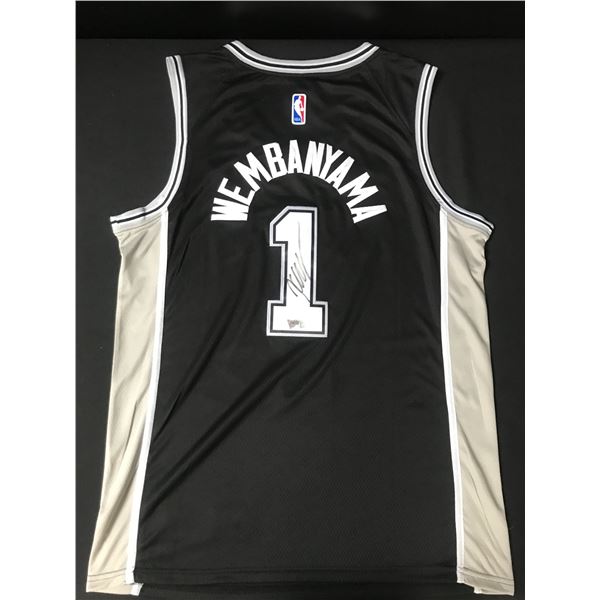 VICTOR WEMBANYAMA SIGNED SAN ANTONIO SPURS CUSTOM JERSEY - ACE COA