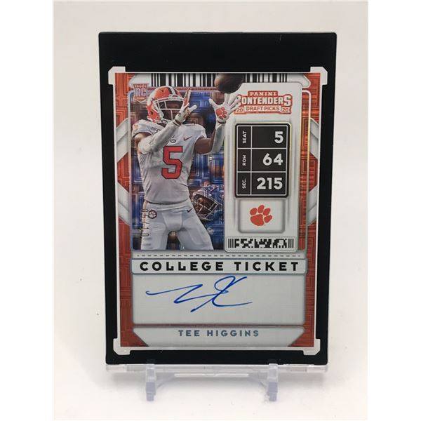 2020 PANINI CONTENDERS TEE HIGGINS ROOKIE AUTO