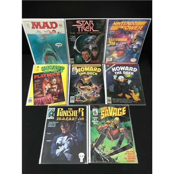 VINTAGE MAGAZINE LOT MAD, HOWARD THE DUCK AND MORE