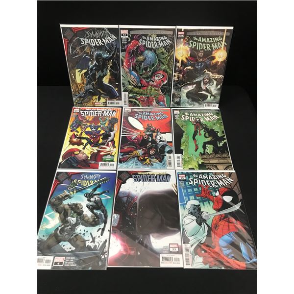 LOT OF 9 HIGH GRADE MODERN SPIDER-MAN COMICS