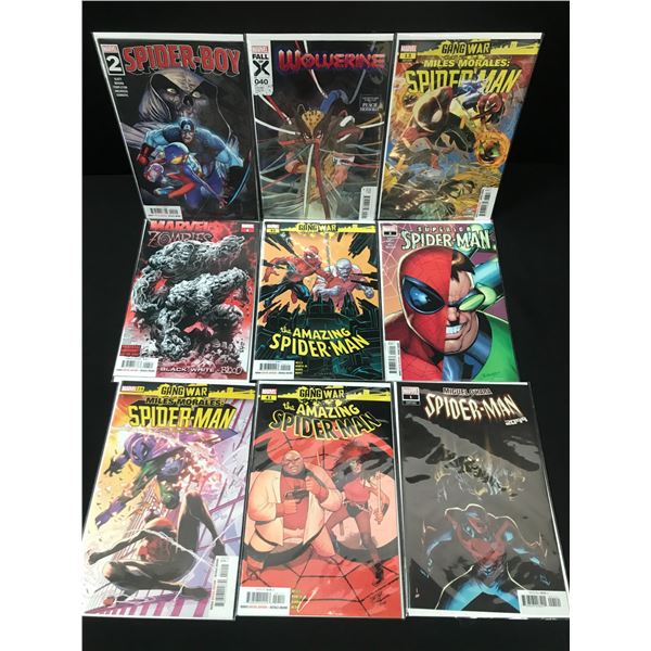 LOT OF 9 HIGH GRADE MODERN SPIDER-MAN COMICS