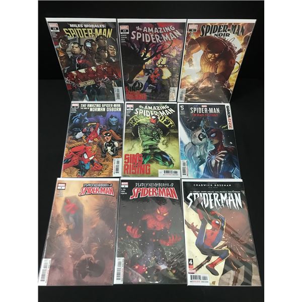 LOT OF 9 HIGH GRADE MODERN SPIDER-MAN COMICS
