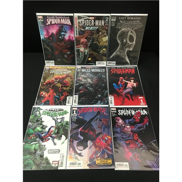 LOT OF 9 HIGH GRADE MODERN SPIDER-MAN COMICS