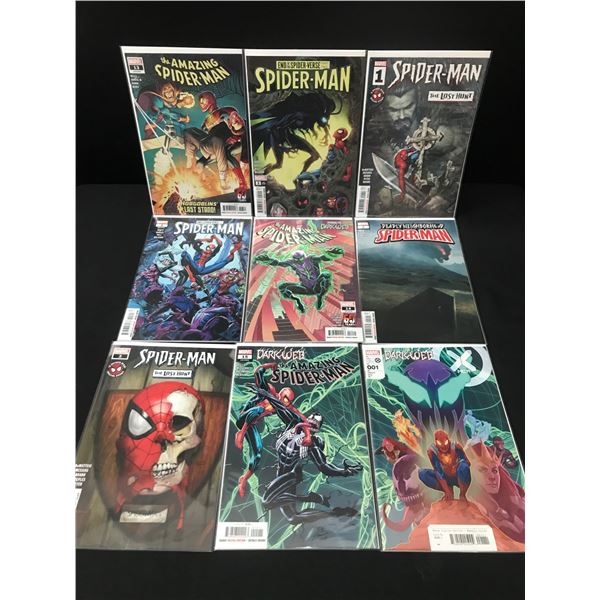 LOT OF 9 HIGH GRADE MODERN SPIDER-MAN COMICS