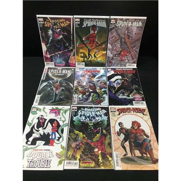 LOT OF 9 HIGH GRADE MODERN SPIDER-MAN COMICS