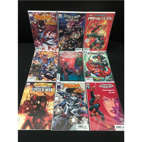 LOT OF 9 HIGH GRADE MODERN SPIDER-MAN COMICS