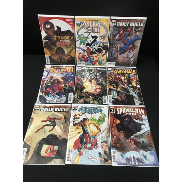LOT OF 9 HIGH GRADE MODERN SPIDER-MAN COMICS