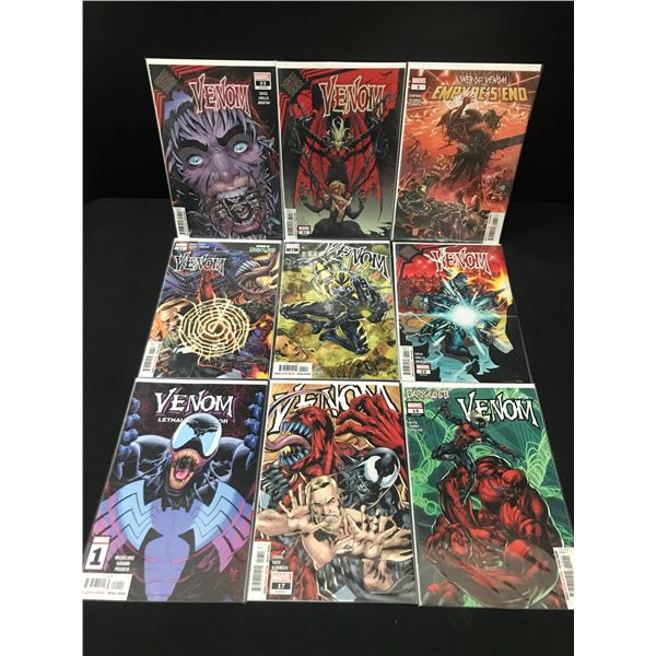 LOT OF 9 HIGH GRADE MODERN  VENOM COMICS