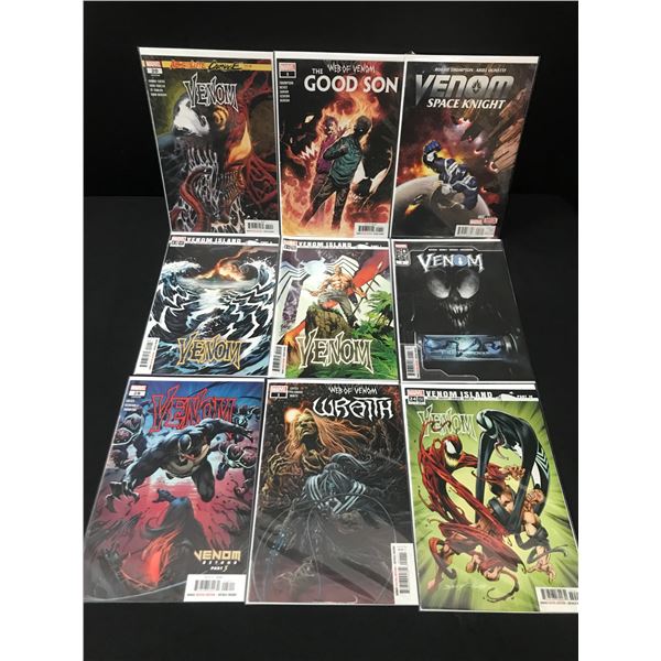 LOT OF 9 HIGH GRADE MODERN  VENOM COMICS