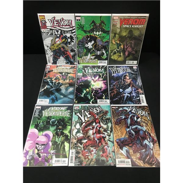 LOT OF 9 HIGH GRADE MODERN  VENOM COMICS