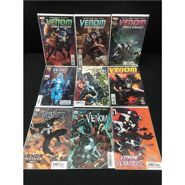 LOT OF 9 HIGH GRADE MODERN  VENOM COMICS