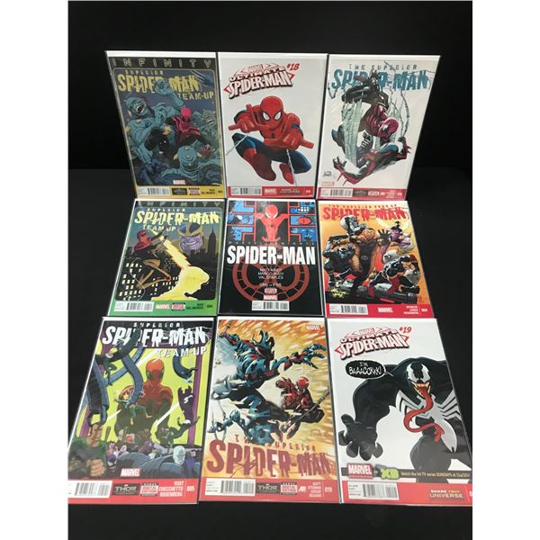 LOT OF 9 HIGH GRADE MODERN SPIDER-MAN COMICS