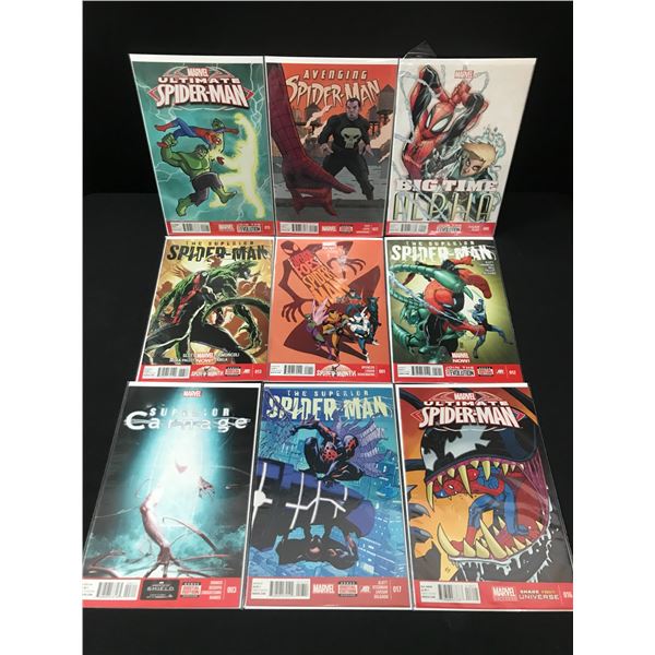 LOT OF 9 HIGH GRADE MODERN SPIDER-MAN COMICS
