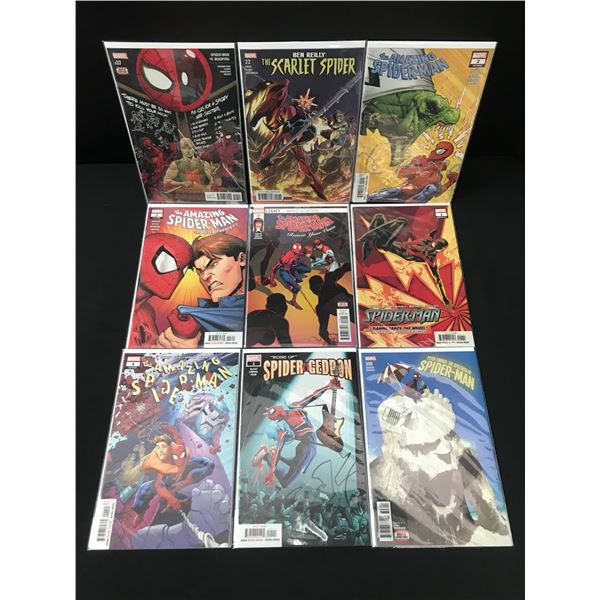 LOT OF 9 HIGH GRADE MODERN SPIDER-MAN COMICS