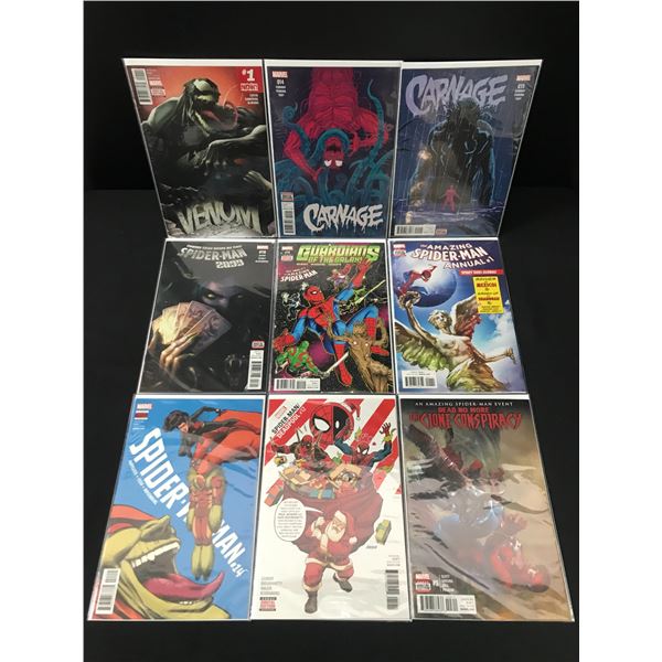LOT OF 9 HIGH GRADE MODERN SPIDER-MAN COMICS