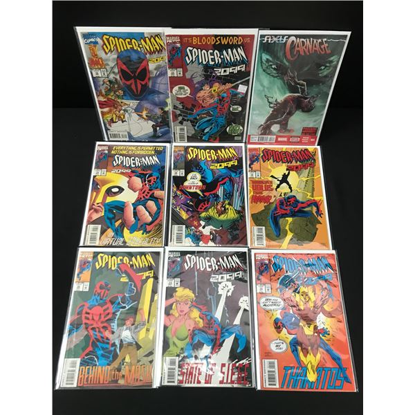 LOT OF 9 HIGH GRADE MODERN SPIDER-MAN COMICS
