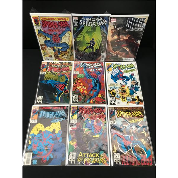 LOT OF 9 HIGH GRADE MODERN SPIDER-MAN COMICS
