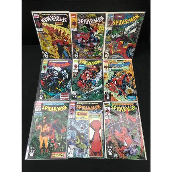 LOT OF 9 HIGH GRADE MODERN SPIDER-MAN COMICS