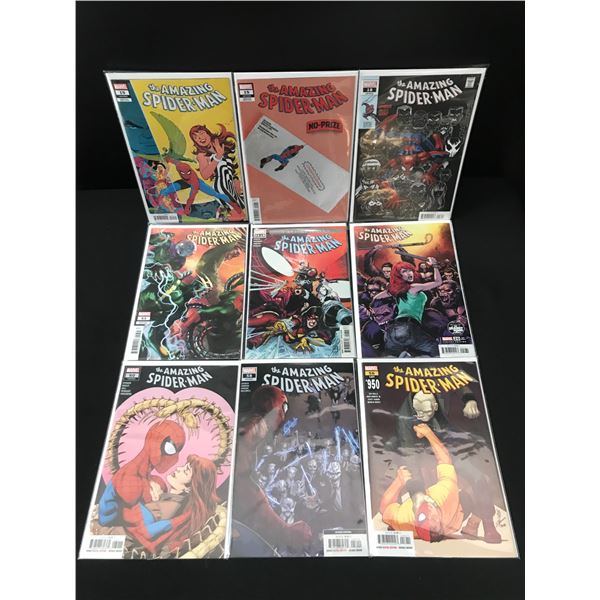 LOT OF 9 HIGH GRADE MODERN SPIDER-MAN COMICS