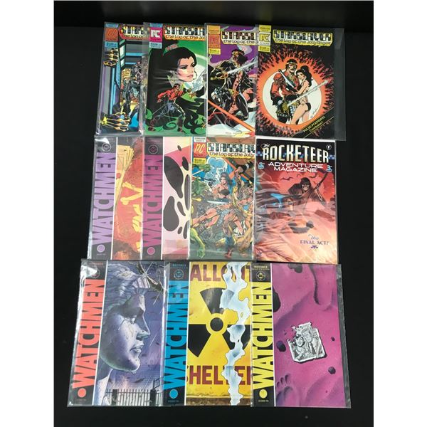 LOT OF 9 HIGH GRADE MODERN  COMICS