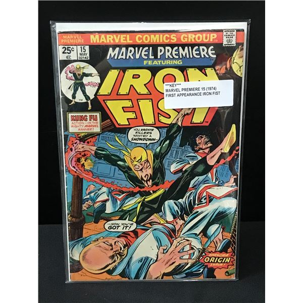 MARVEL PREMIERE #15 (1974) 1ST APP IRON FIST - MARVEL COMICS