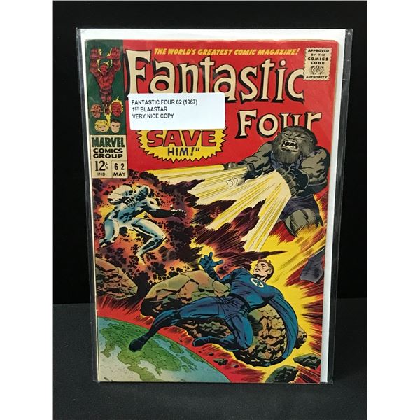 FANTASTIC FOUR #62 (1967) 1ST BLAASTAR - MARVEL COMICS