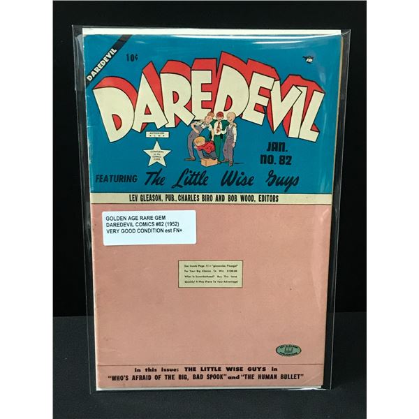 DAREDEVIL COMICS #82 (1952) LEV GLEESON PUBLICATIONS