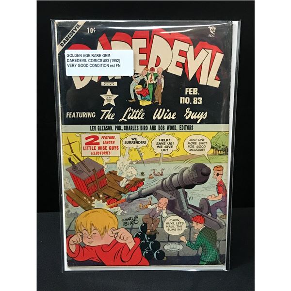 DAREDEVIL COMICS #83 (1952) LEV GLEESON PUBLICATIONS