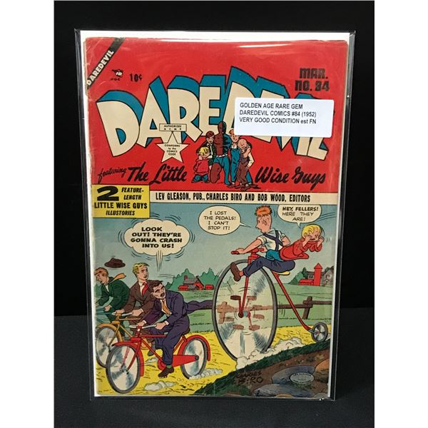 DAREDEVIL COMICS #84 (1952) LEV GLEESON PUBLICATIONS