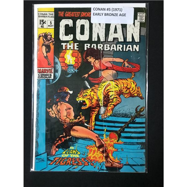 CONAN THE BARBARIAN #5 (1971) - MARVEL COMICS