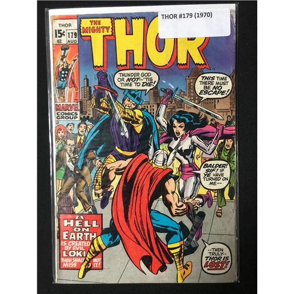 THE MIGHTY THOR #179 (1970) - MARVEL COMICS