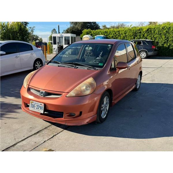 HOND FIT 2008 APP/DUP-T/EXP-ONLY