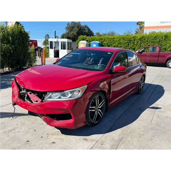 HOND ACCORD 2016 SALV T/DONATION