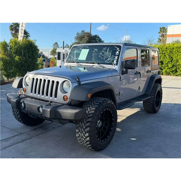 JEEP  WRANGLER 2013 O/S-T SMOG-2 DAYS