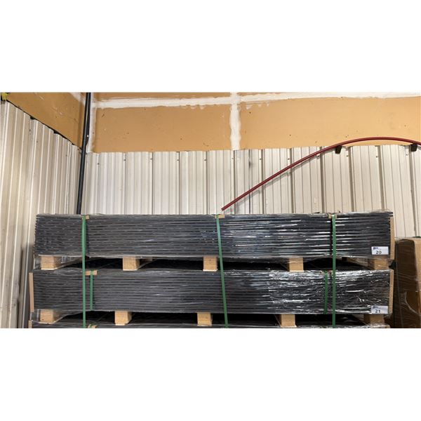 PALLET OF 15 IRANCH IRGPM 4'W X 8'L BLACK INDUSTRIAL HIGH-DENSITY POLYETHYLENE GROUND PROTECTION