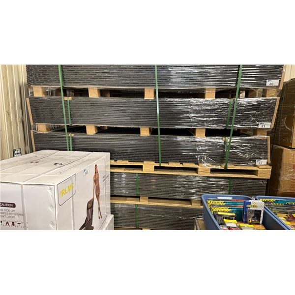 PALLET OF 15 IRANCH IRGPM 4'W X 8'L BLACK INDUSTRIAL HIGH-DENSITY POLYETHYLENE GROUND PROTECTION