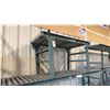 Image 3 : ULINE H-4071 GREEN INDUSTRIAL 30"W X 5'L ADJUSTABLE GRAVITY ROLLER CONVEYOR SYSTEM WITH 2 LEGS &