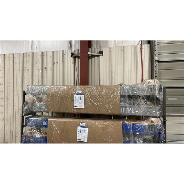 IRANCH IRTPL 10,000 LBS CAPACITY GREY 2 POST HYDRAULIC / ELECTRIC INDUSTRIAL 4 POINT VEHICLE LIFT