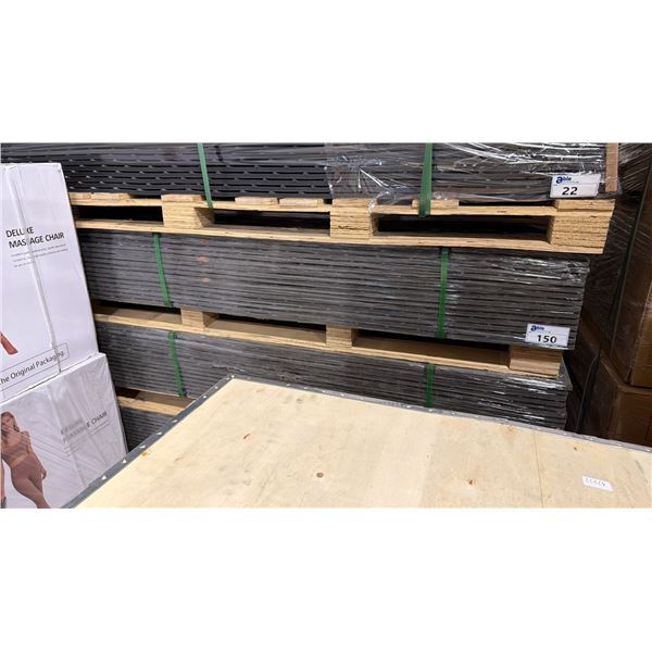 PALLET OF 15 IRANCH IRGPM 4'W X 8'L BLACK INDUSTRIAL HIGH-DENSITY POLYETHYLENE GROUND PROTECTION