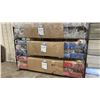 Image 1 : IRANCH IRTPL 10,000 LBS CAPACITY BLUE 2 POST HYDRAULIC / ELECTRIC INDUSTRIAL 4 POINT VEHICLE LIFT