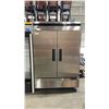 Image 1 : EFI C2-54VC 2 DOOR STAINLESS STEEL COMMERCIAL ELECTRIC MOBILE BOTTOM MOUNT REACH-IN VERTICAL COOLER