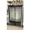 Image 1 : HABCO SE40EHC 2 DOOR SLIDING GLASS FRONT COMMERCIAL ELECTRIC REACH-IN VERTICAL BEVERAGE COOLER
